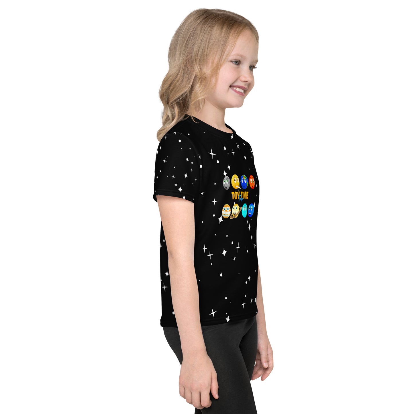 Planets Planets All Over Print - Kids crew neck t-shirt