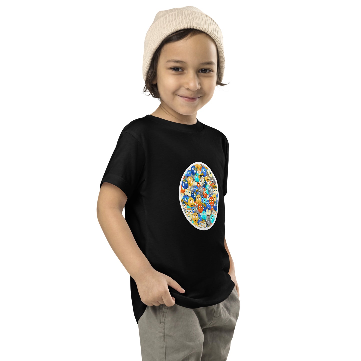 Toy Time Town Planets Mixed Circle - Toddler Short Sleeve Tee