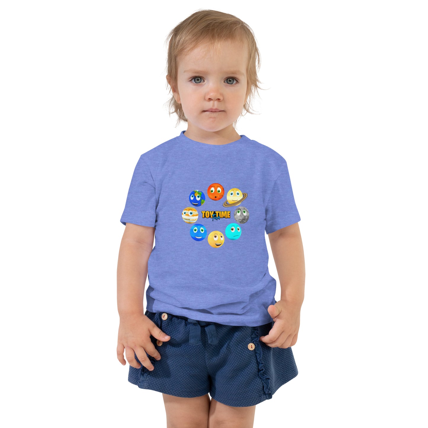 Toy Time Town Planets Circle - Toddler Short Sleeve Tee