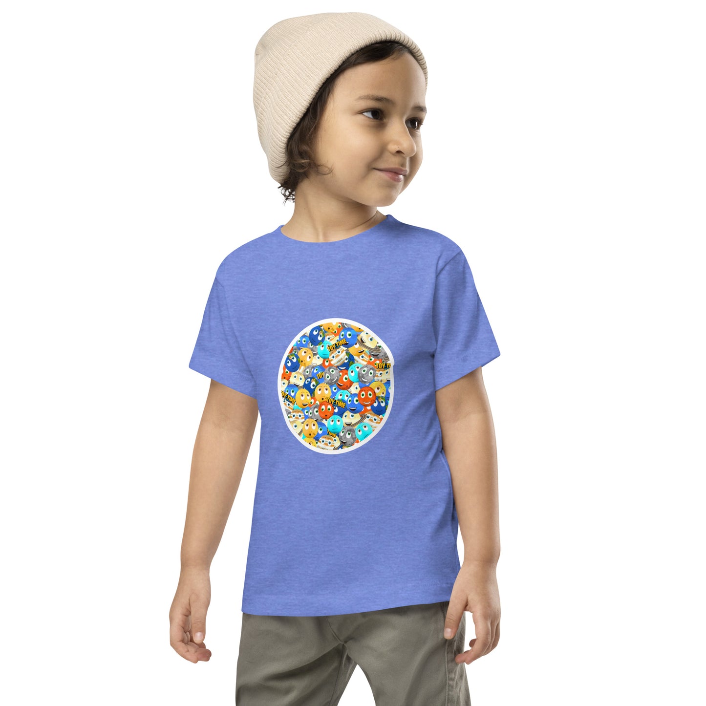 Toy Time Town Planets Mixed Circle - Toddler Short Sleeve Tee