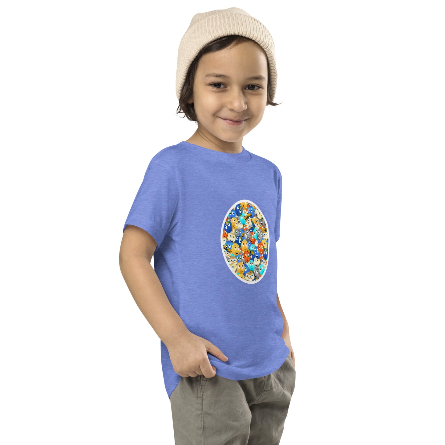 Toy Time Town Planets Mixed Circle - Toddler Short Sleeve Tee