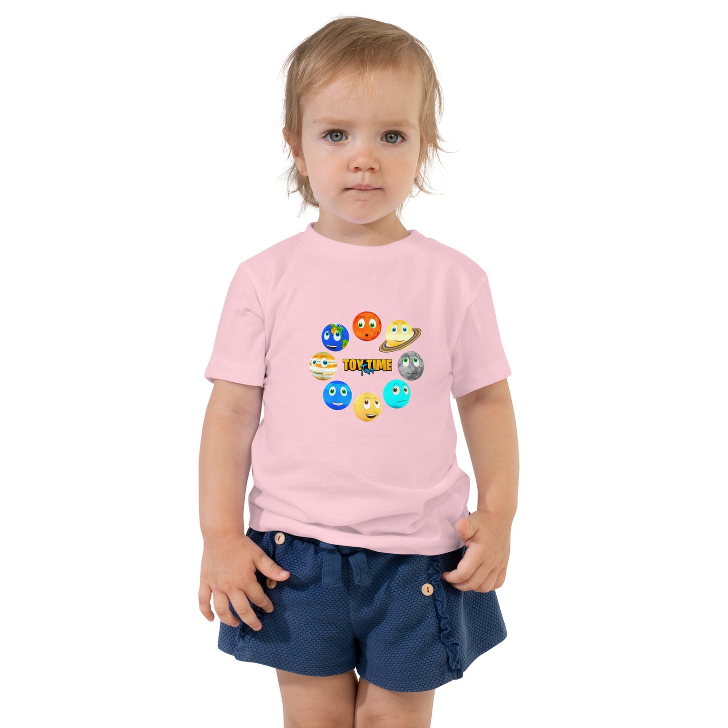 Toy Time Town Planets Circle - Toddler Short Sleeve Tee