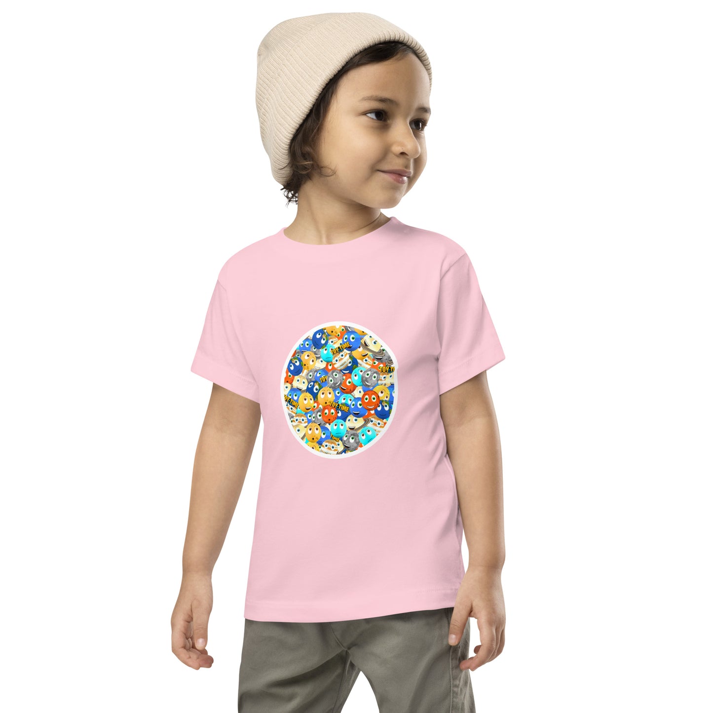 Toy Time Town Planets Mixed Circle - Toddler Short Sleeve Tee