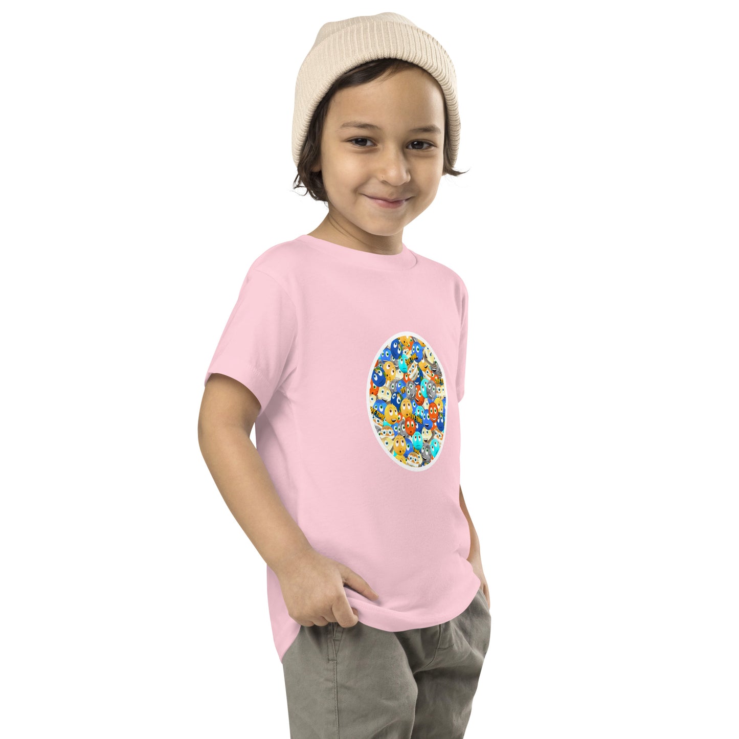 Toy Time Town Planets Mixed Circle - Toddler Short Sleeve Tee